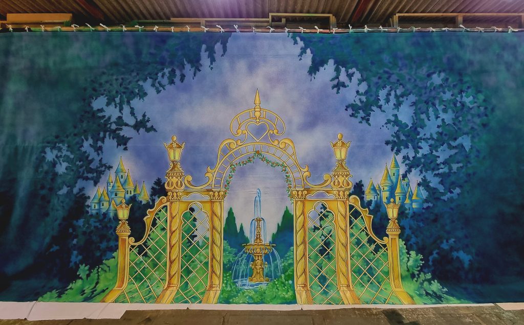 Beauty and the Beast Finale back cloth